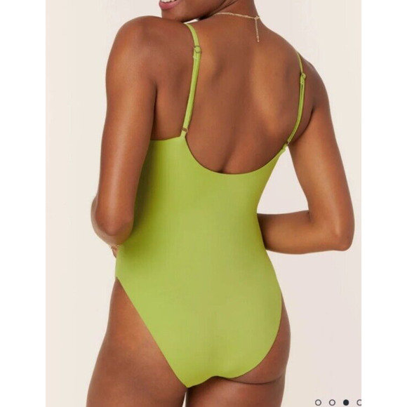 Andie Swim The Milos One Piece Swimsuit Avocado Size Small Tall Style AO499 - Picture 4 of 6